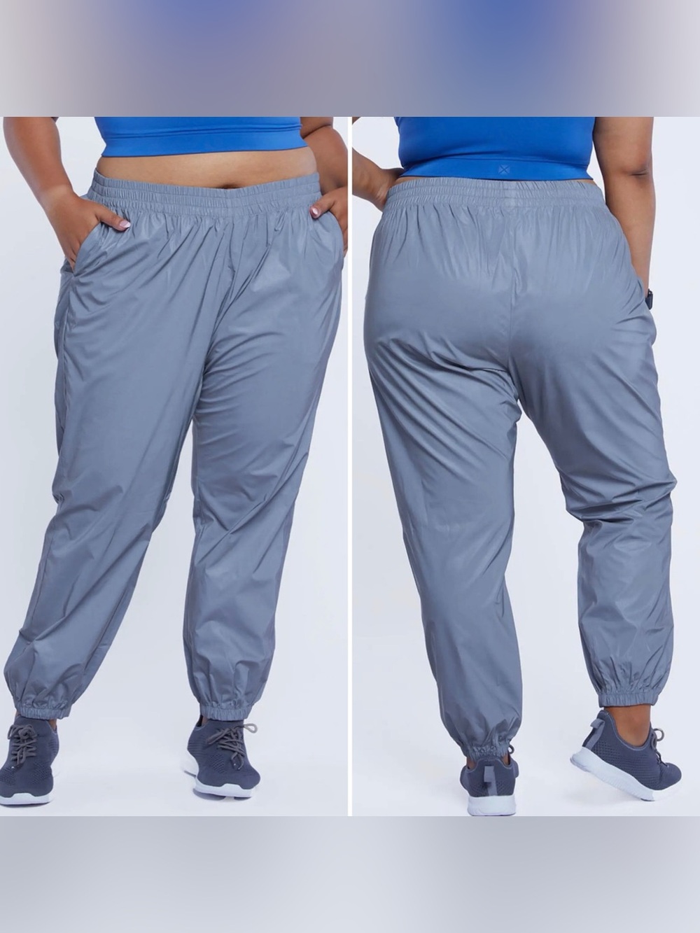 TomboyX Highlight Reflective Joggers Plus Size 4X